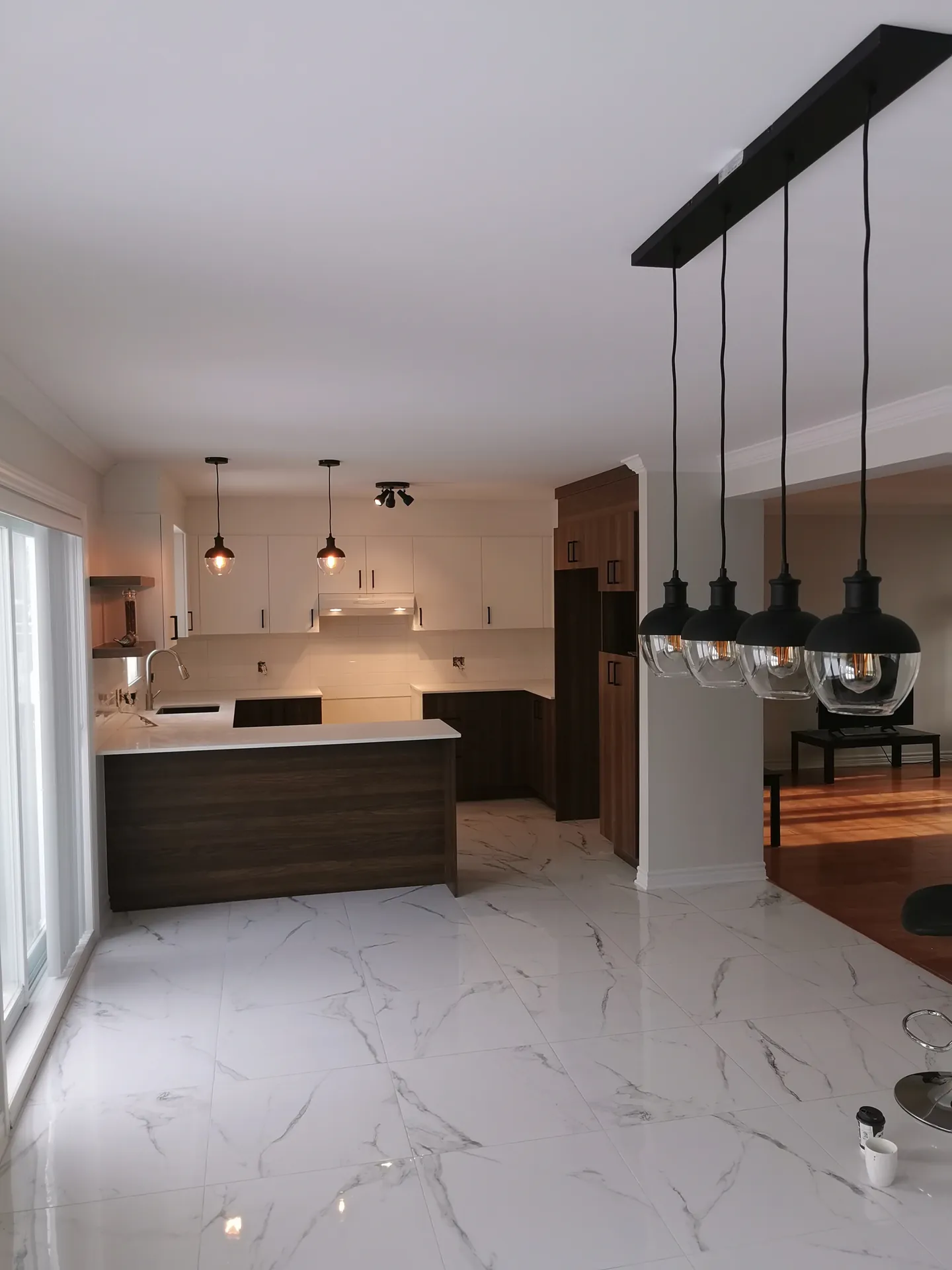 Modern kitchen renovation in Laval